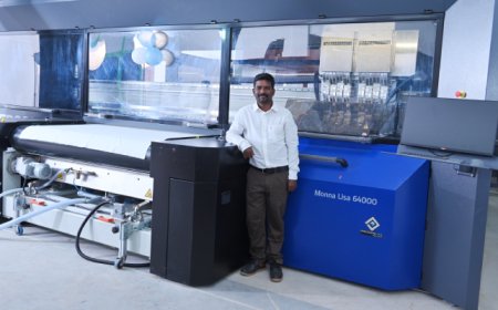 Epson Expands Digital Textile Printing Footprint with Installation of Monna Lisa 64000 Printer at Priyadharshini Designs, Karur.