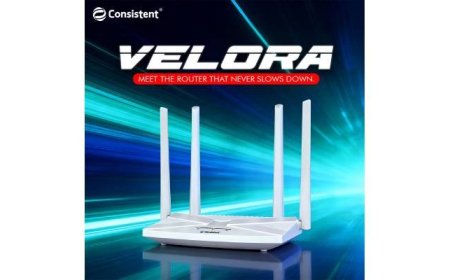 Consistent Infosystems Unveils VELORA Wireless Router for High-Range, 4G/5G-Ready Connectivity