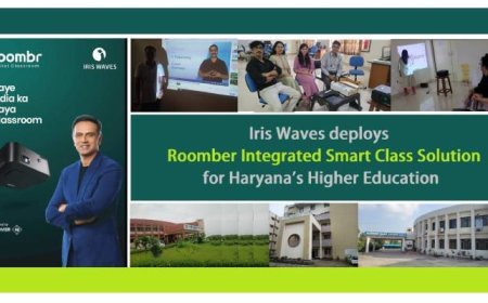 Iris Waves deploys Roomber Integrated Smart Class Solution for Haryana’s Higher Education