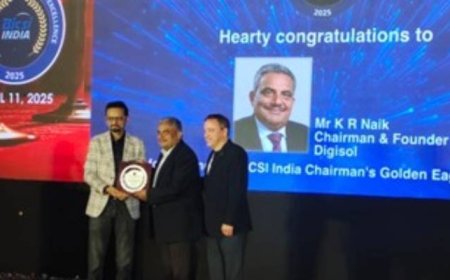 Mr. K R Naik Honored with BICSI India Chairman’s Golden Eagle Award