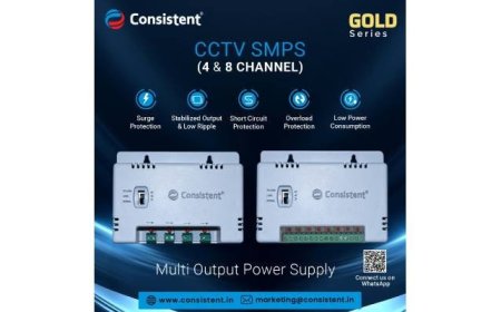 Consistent Introduces Gold Series CCTV SMPS: A High-Performance Power Solution for Surveillance Systems