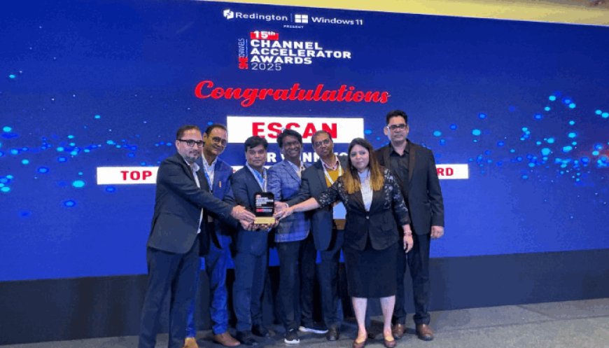 eScan Wins Top Channel Favourite Cybersecurity Solution at Channel Accelerator Awards 2025