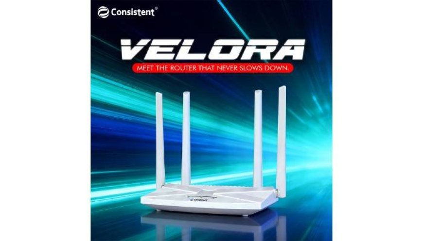 Consistent Infosystems Unveils VELORA Wireless Router for High-Range, 4G/5G-Ready Connectivity