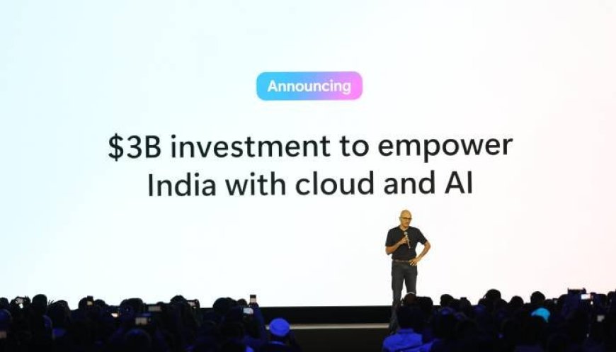 Microsoft to Invest US$3bn in India to accelerate adoption of AI, skilling and innovation