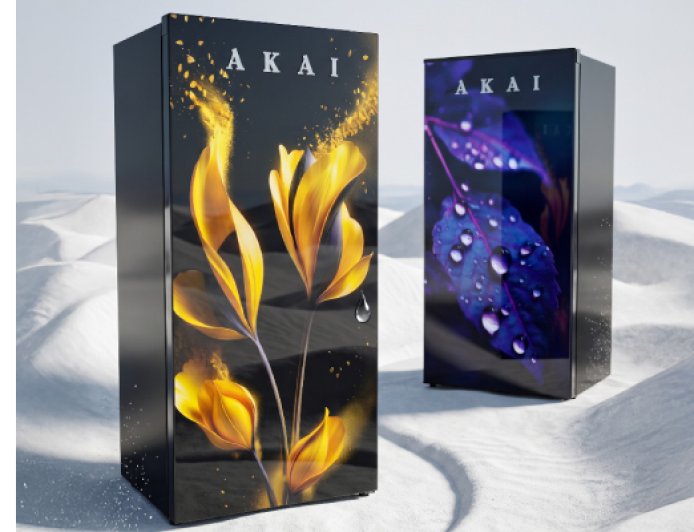 AKAI Brings Nature-Inspired Glass Finish Refrigerators with Advanced Cooling and Storage Technology to India