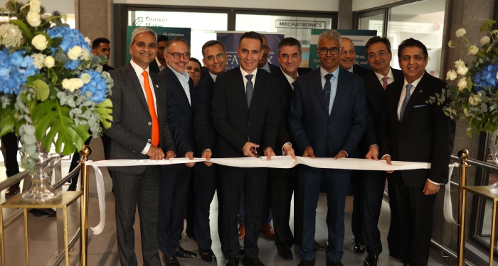 Top leadership of the three companies at the opening ceremony of the Digital Innovation Hub at the Research and Innovation Hub of CYENS Center of Excellence. Cyprus