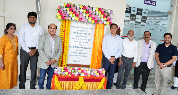 Acer India Puducherry laptop manufacturing facility