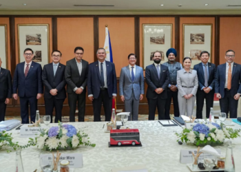 The Hinduja Group delegation with the visiting President Ferdinand Marcos Jr. of the Philippines