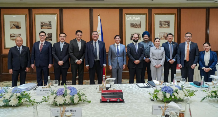 The Hinduja Group delegation with the visiting President Ferdinand Marcos Jr. of the Philippines