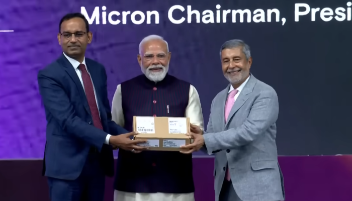 PM Modi inaugurated Micron Semiconductor Technology India Pvt Ltd’s Semiconductor Assembly and Test Facility in Sanand in Gujarat