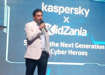 Jaydeep Singh, General Manager for India at Kaspersky, addressing newsmen at the grand launch of Kaspersky Cyber Investigation Centre at KidZania Delhi NCR at The GIP Mall, Noida, in partnership with KidZania India